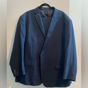 Navy Blue Men's Suit 56R